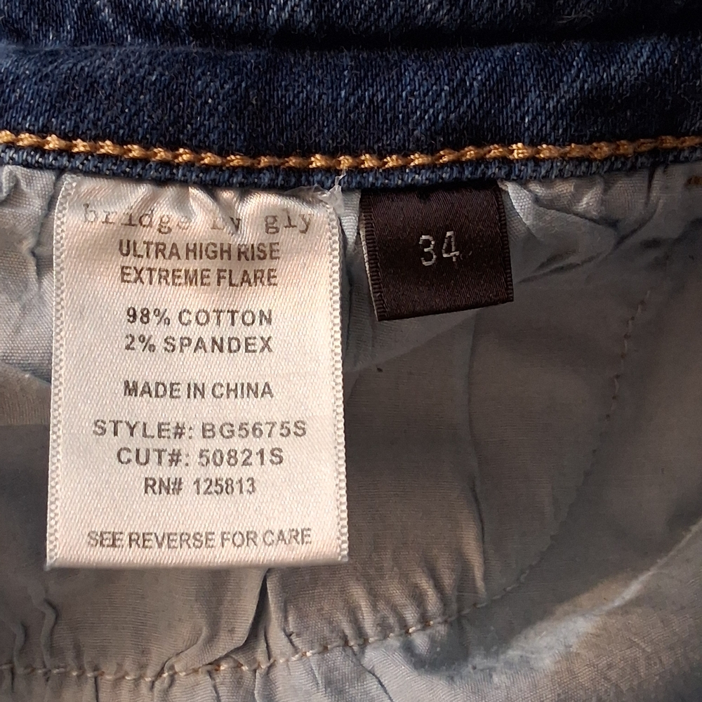 Bridge By Gly Blue Flare Jeans - Picture 7 of 7